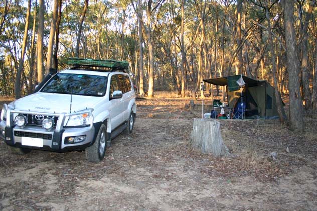 01-Prado takes on a new experience camping at Yarck