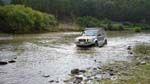 13-Smurf drives on water at Jacksons Crossing