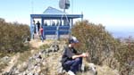 07-Darcy admires the scenery at the Pinnacle fire tower