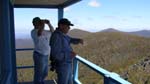 08-Marty & Tim take in the views from the Pinnacles
