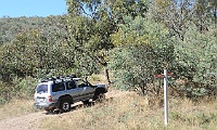 Starting the climb up TVGC Track