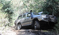 JAT slips sideways on Telegraph Track
