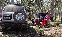 Taking a break on Lees Road
