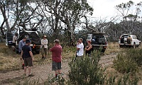 Morning Tea at Mt Sassafras at 1,587M