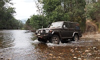 James crosses the Murray River