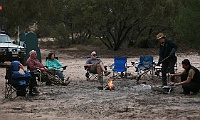 Camp fire in Wyperfeld NP