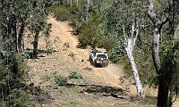 Gerry Gee climbs up Murdering Spur