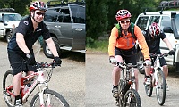 Peter &#38; Heidi MTB the first leg of the Haunted Stream