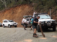 Collecting some firewood on Nunniong road