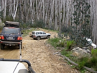 2058-GerryJarvis-1  Driving down Westons Track near Mt No. 3