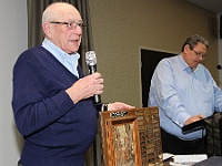Jul 2015 - TLCCV AGM - Mbr No 1 Graeme Wilson & President Ian Ross
